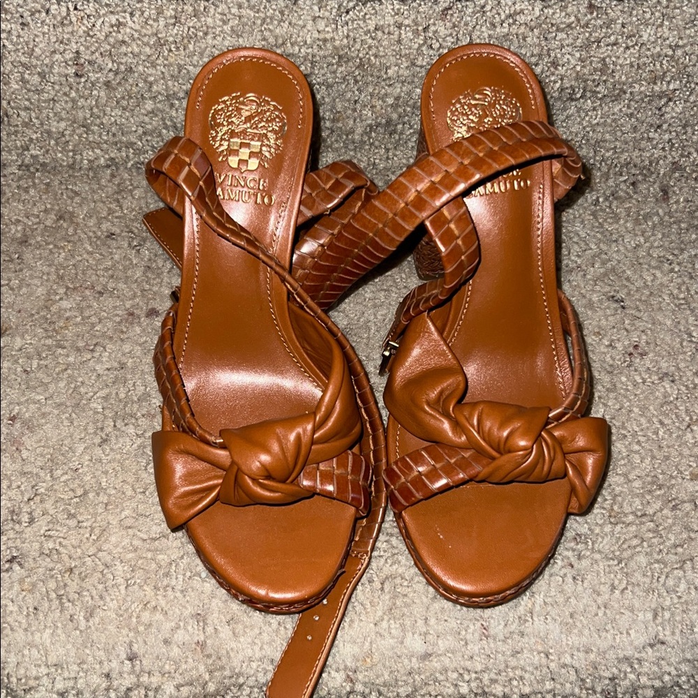 Brown Platform Sandals - Picture 3 of 6